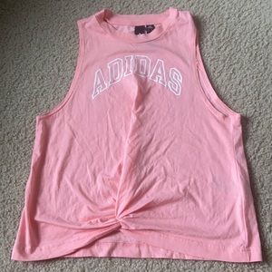 Adidas twist tank top